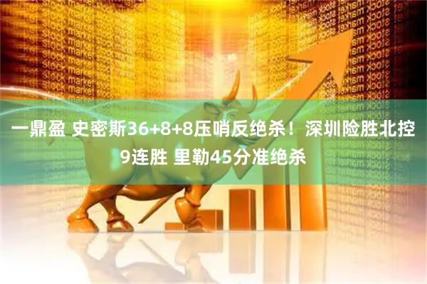 一鼎盈 史密斯36+8+8压哨反绝杀！深圳险胜北控9连胜 里勒45分准绝杀